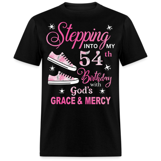 STEPPING INTO MY 54TH BIRTHDAY UNISEX SHIRT