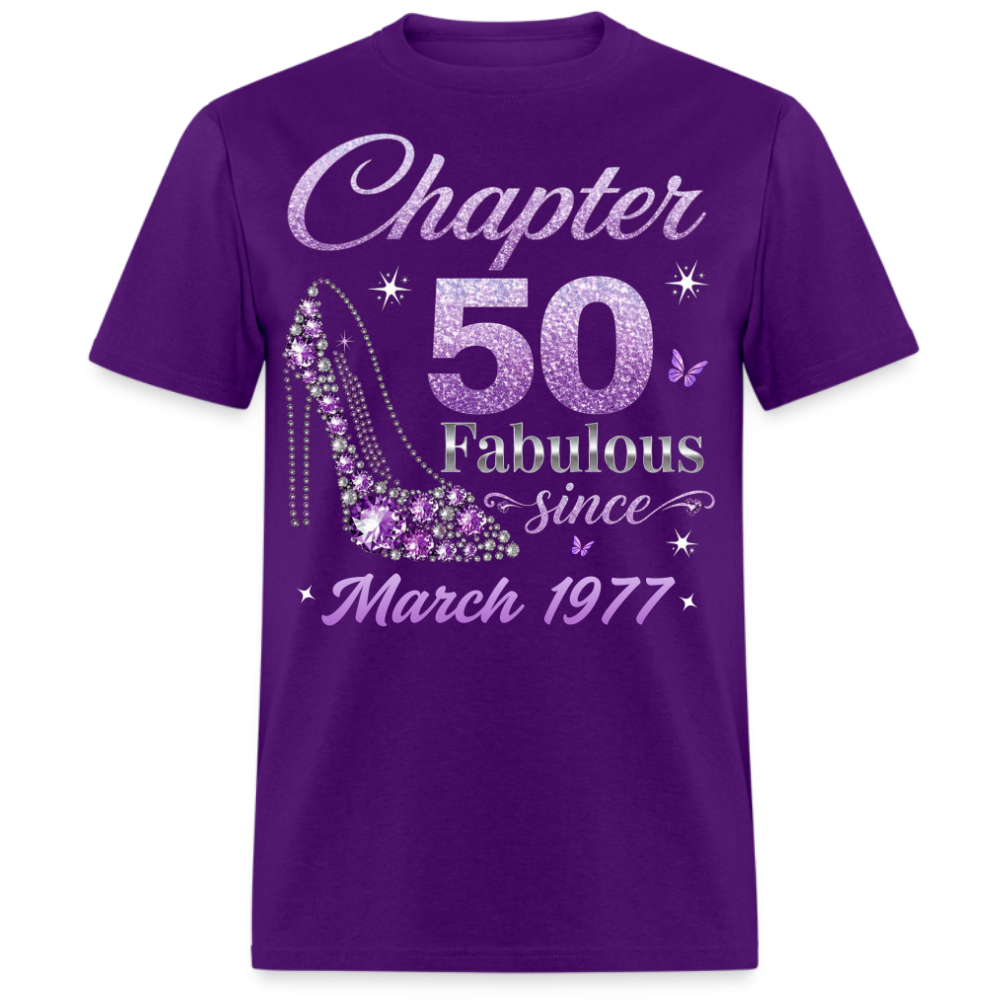 CHAPTER 50 FAB SINCE MARCH 1977 UNISEX SHIRT