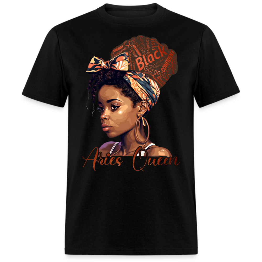 BLACK ARIES QUEEN UNISEX SHIRT