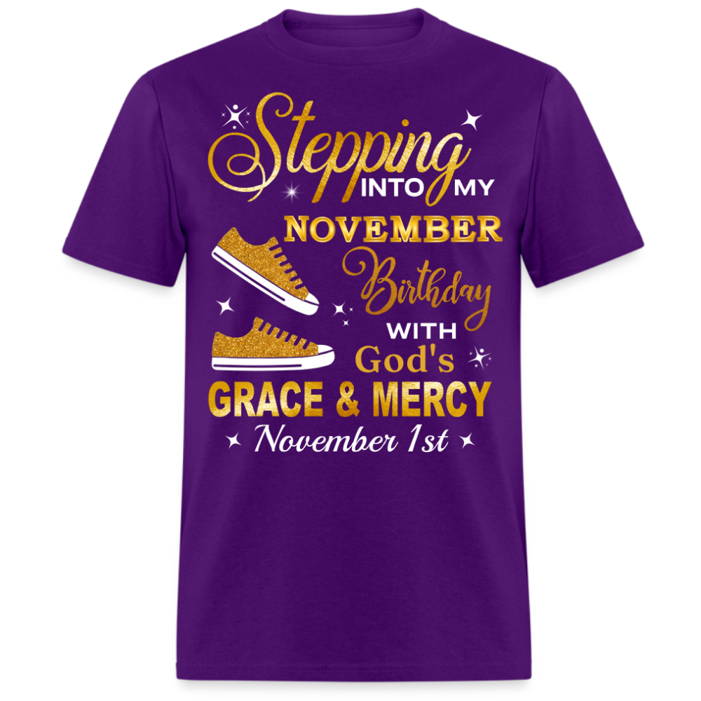 1ST NOVEMBER GOD'S GRACE UNISEX SHIRT