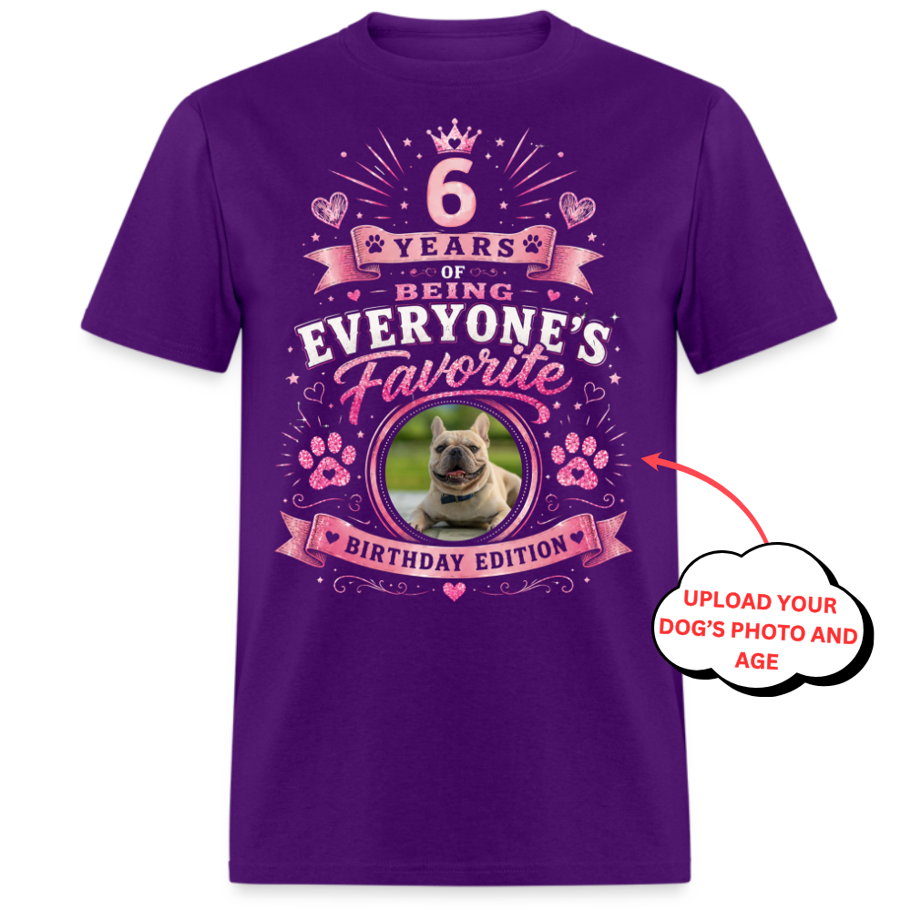 PHOTO PERSONALIZATION-EVERYONE'S FAVOURITE BIRTHDAY EDITION UNISEX SHIRT