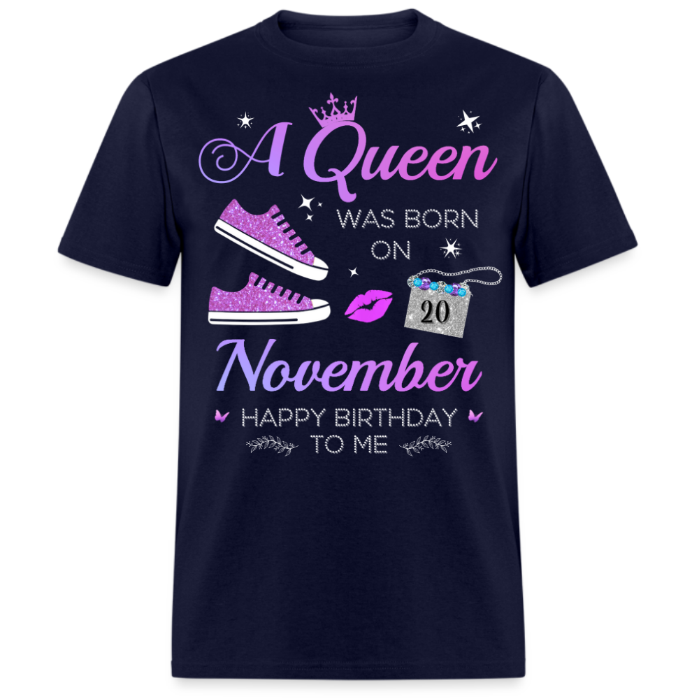 20 NOVEMBER QUEEN UNISEX SHIRT