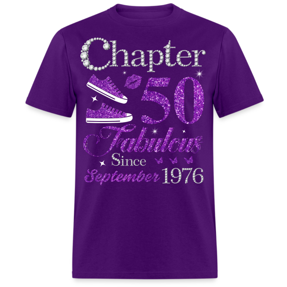 CHAPTER 50 FABULOUS SINCE SEPTEMBER 1976 UNISEX SHIRT