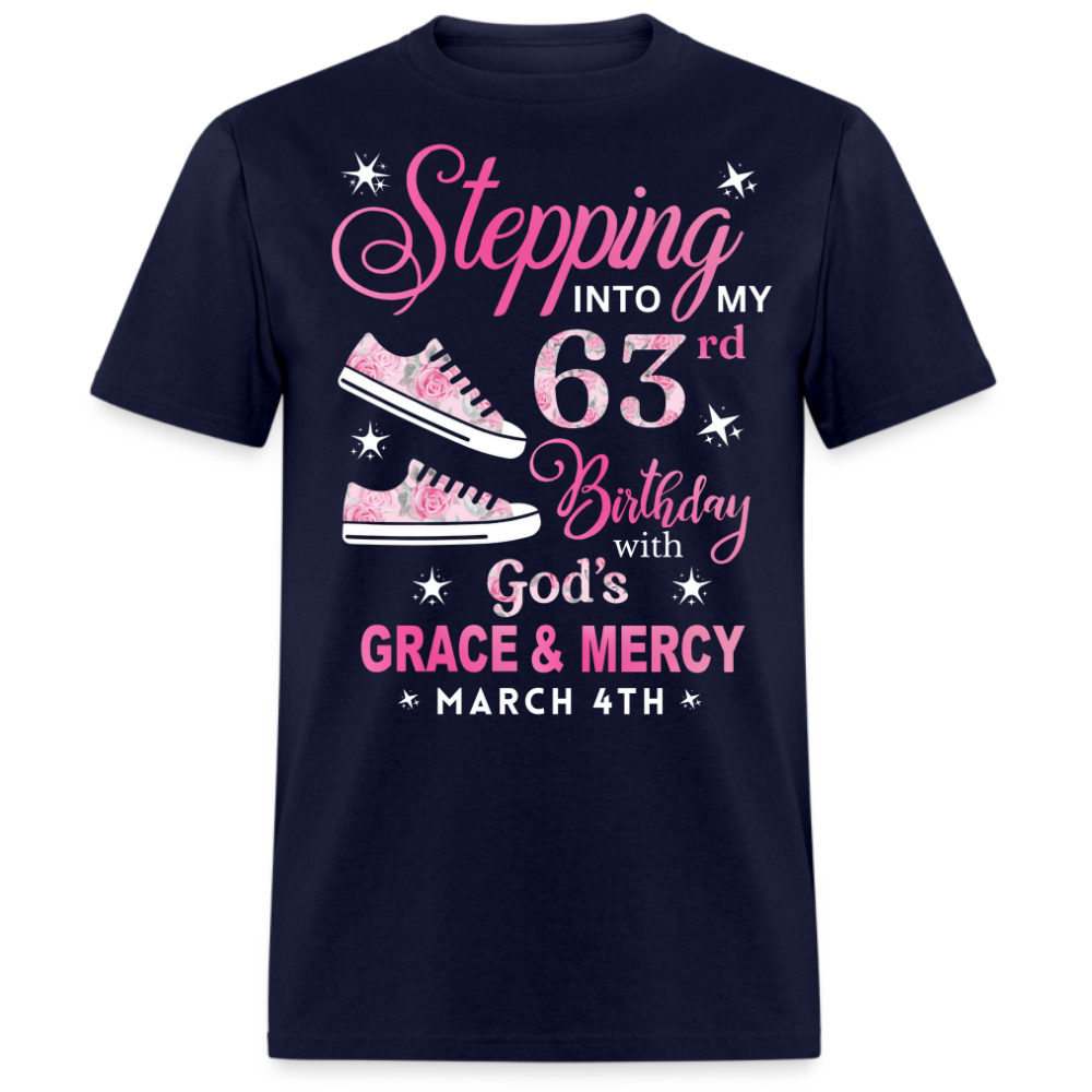 STEPPING INTO MY 63RD BIRTHDAY UNISEX SHIRT