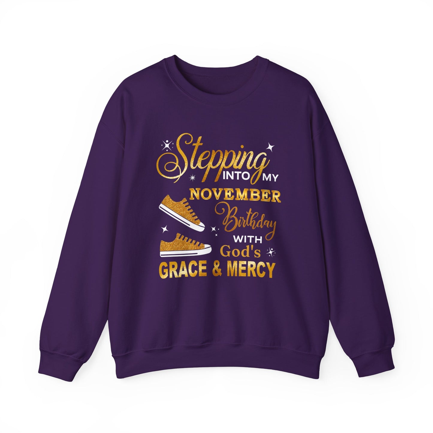 NOVEMBER GOD'S GRACE HEAVY BLEND UNISEX SWEATSHIRT