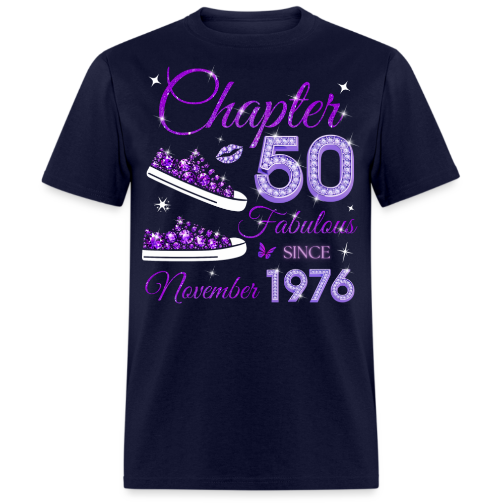 CHAPTER 50 FAB SINCE NOVEMBER 1976 (SNEAKER) UNISEX SHIRT