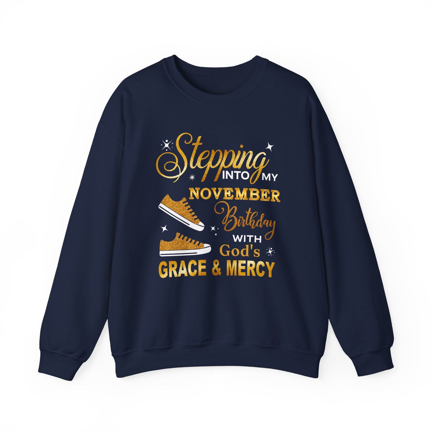 NOVEMBER GOD'S GRACE HEAVY BLEND UNISEX SWEATSHIRT