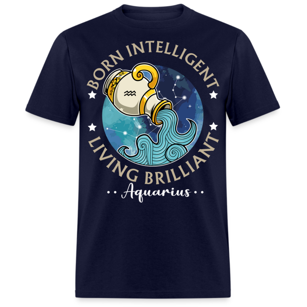 BORN INTELLIGENT LIVING BRILLIANT AQUARIUS SHIRT