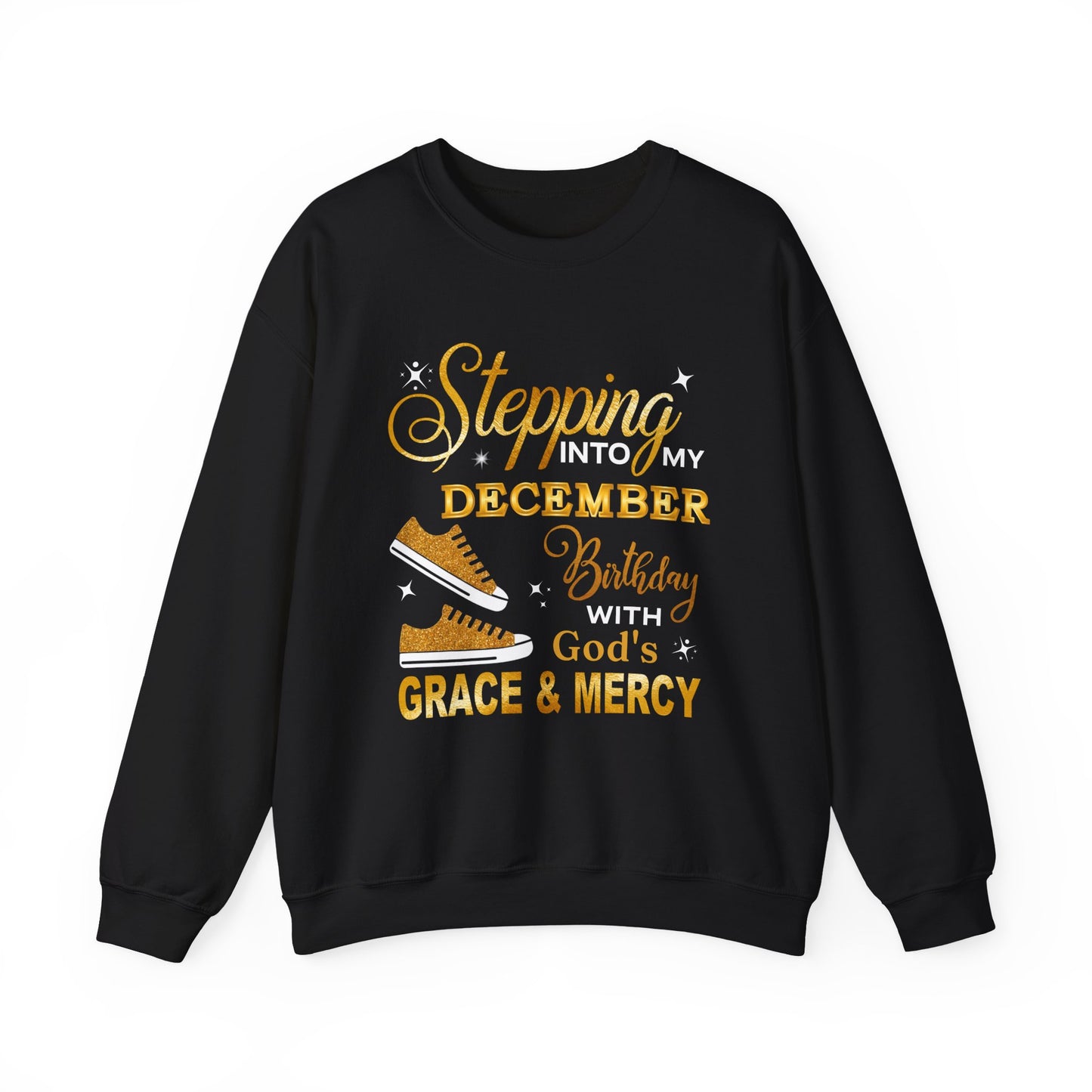 DECEMBER GOD'S GRACE HEAVY BLEND UNISEX SWEATSHIRT