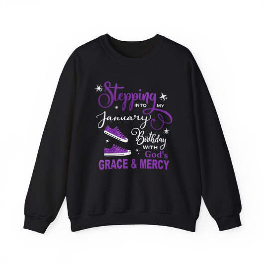 JANUARY GRACE & MERCY HEAVY BLEND UNISEX SWEATSHIRT