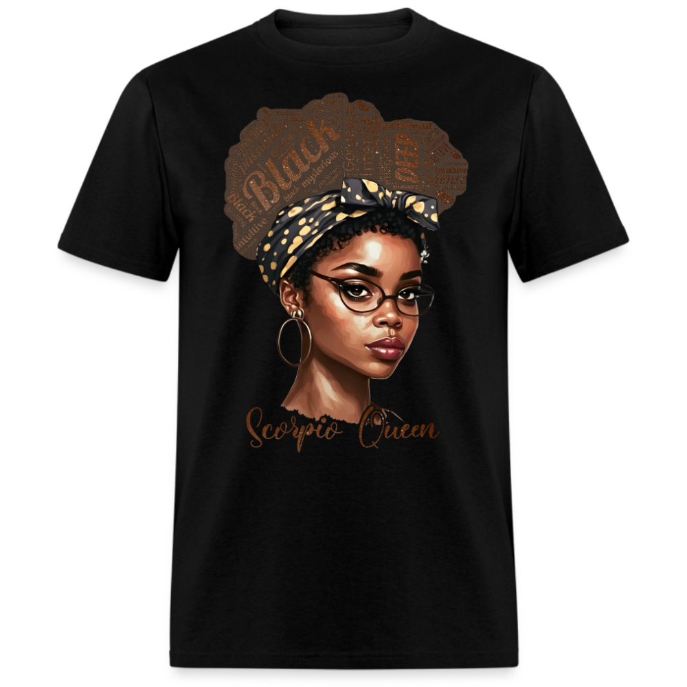 BLACK SCORPIO QUEEN UNISEX SHIRT