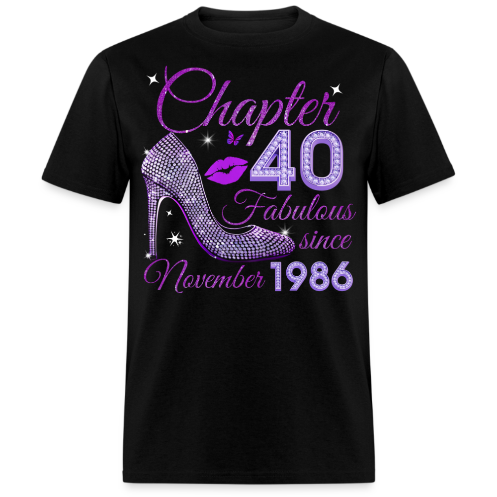 CHAPTER 40 FABULOUS SINCE NOVEMBER 1986 UNISEX SHIRT