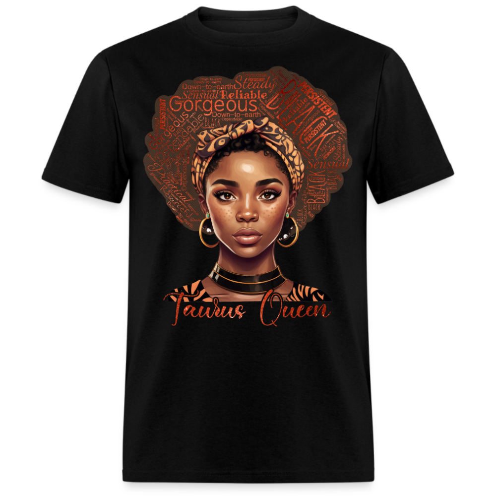 BLACK TAURUS QUEEN UNISEX SHIRT