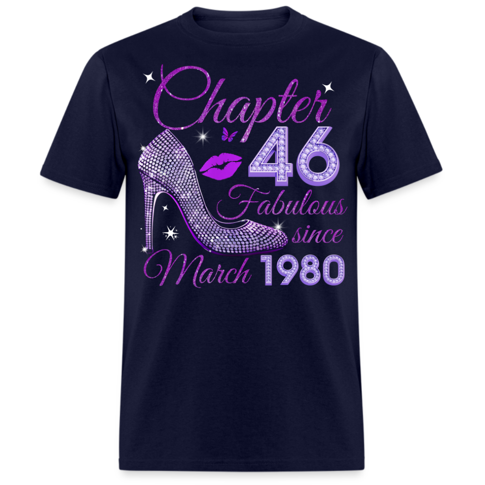 CHAPTER 46 FABULOUS SINCE MARCH 1980 UNISEX SHIRT