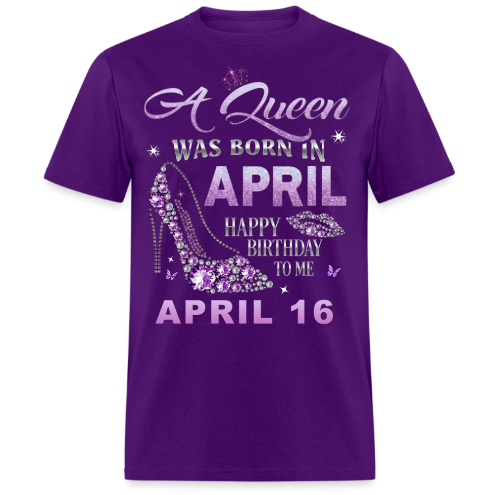 QUEEN APRIL 16 UNISEX SHIRT