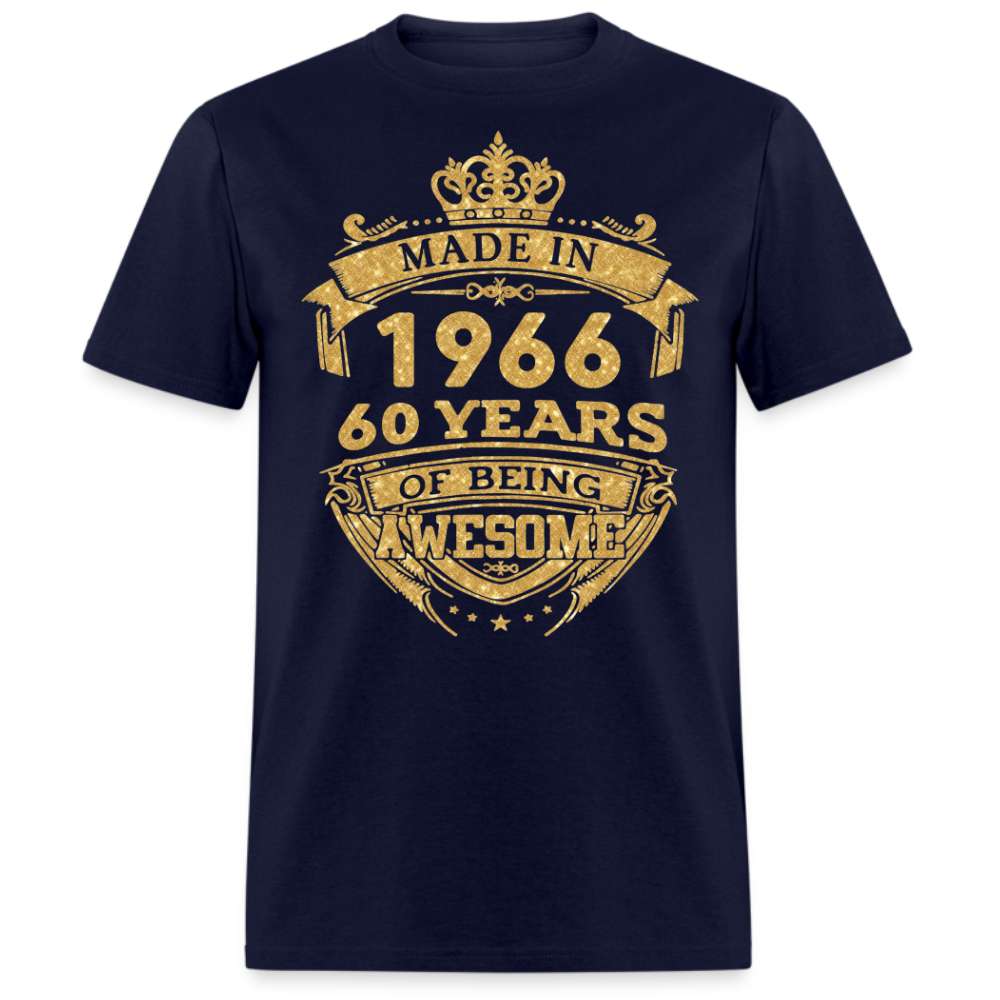 MADE IN 1966 60 YEARS OF BEING AWESOME SHIRT