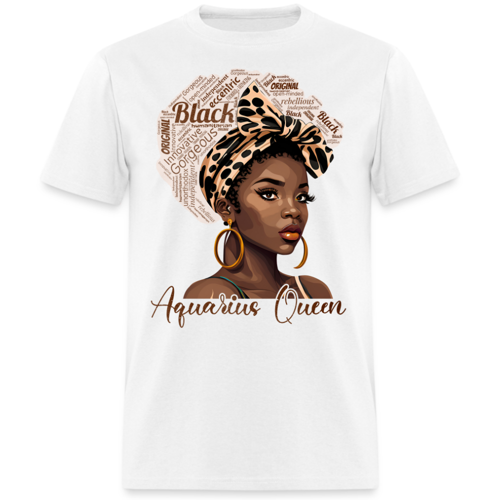 BLACK AQUARIUS QUEEN UNISEX SHIRT