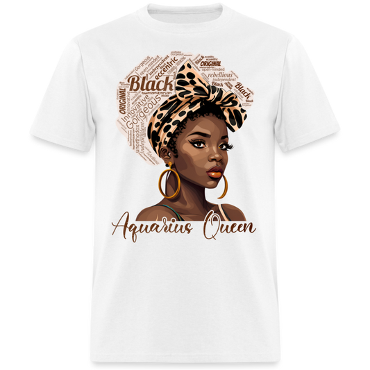 BLACK AQUARIUS QUEEN UNISEX SHIRT