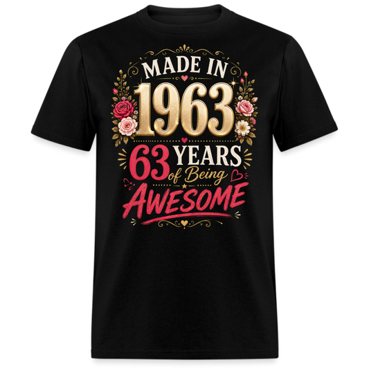 MADE IN 1963 63 YEARS UNISEX SHIRT