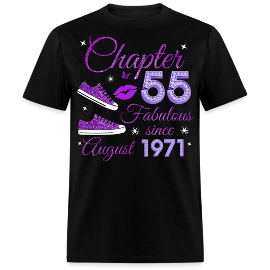 CHAPTER 55 FABULOUS SINCE AUGUST 1971 (SNEAKER) UNISEX SHIRT
