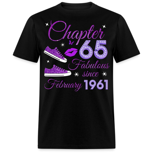 CHAPTER 65 FABULOUS SINCE FEBRUARY 1961 (SNEAKER) UNISEX SHIRT
