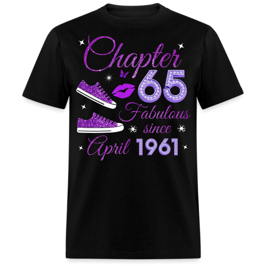 CHAPTER 65 FABULOUS SINCE APRIL 1961 (SNEAKER) UNISEX SHIRT