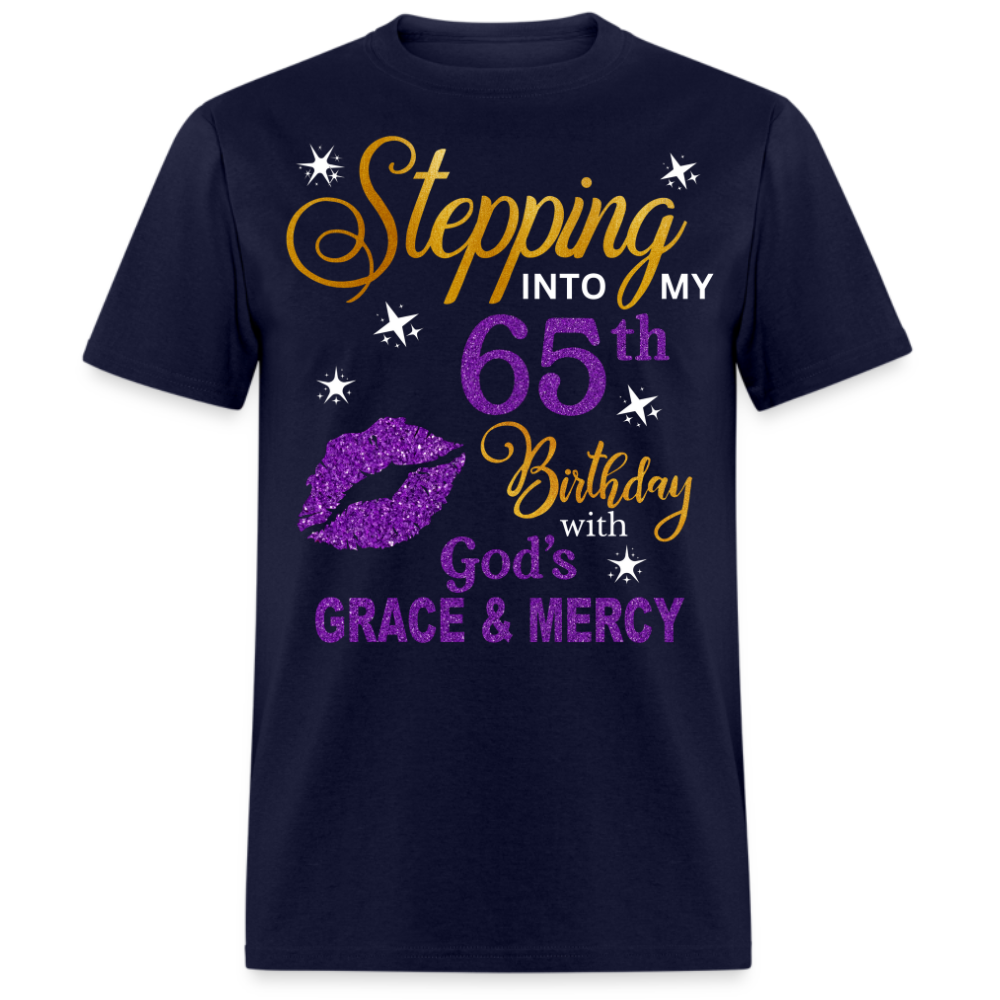 STEPPING INTO MY 65TH BIRTHDAY UNISEX SHIRT