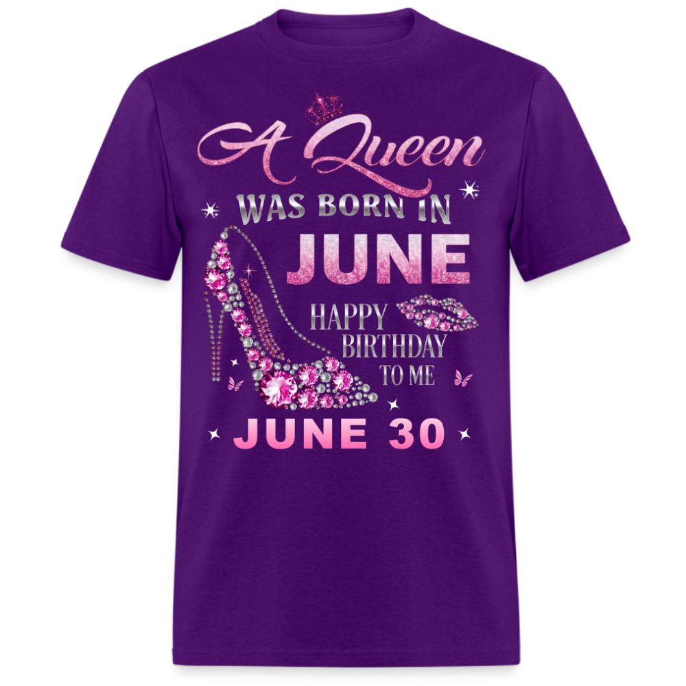 30TH JUNE QUEEN BIRTHDAY UNISEX SHIRT