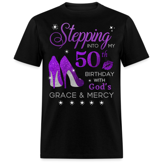 50TH BIRTHDAY WITH GOD'S GRACE & MERCY UNISEX SHIRT