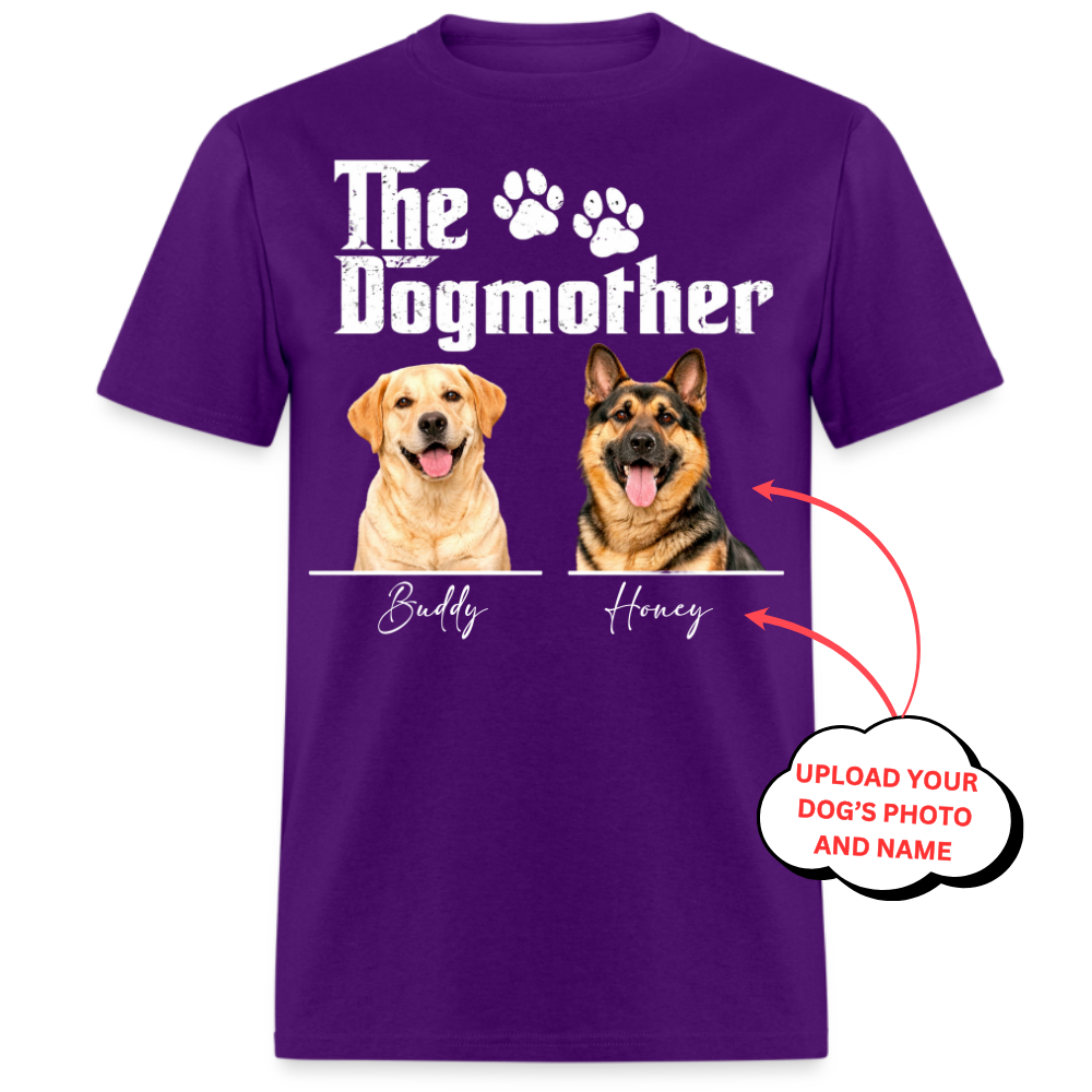 PHOTO PERSONALIZATION-THE DOGMOTHER UNISEX SHIRT