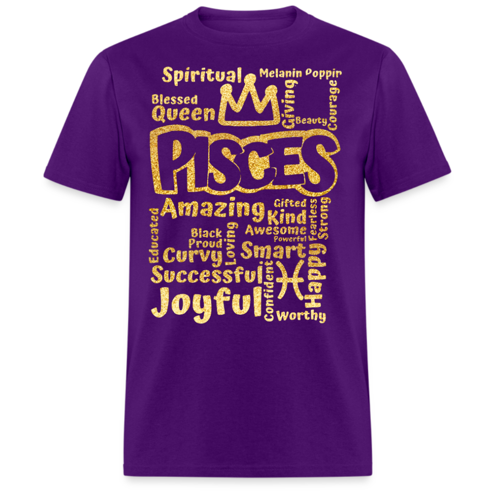PISCES QUEEN UNISEX T-SHIRT