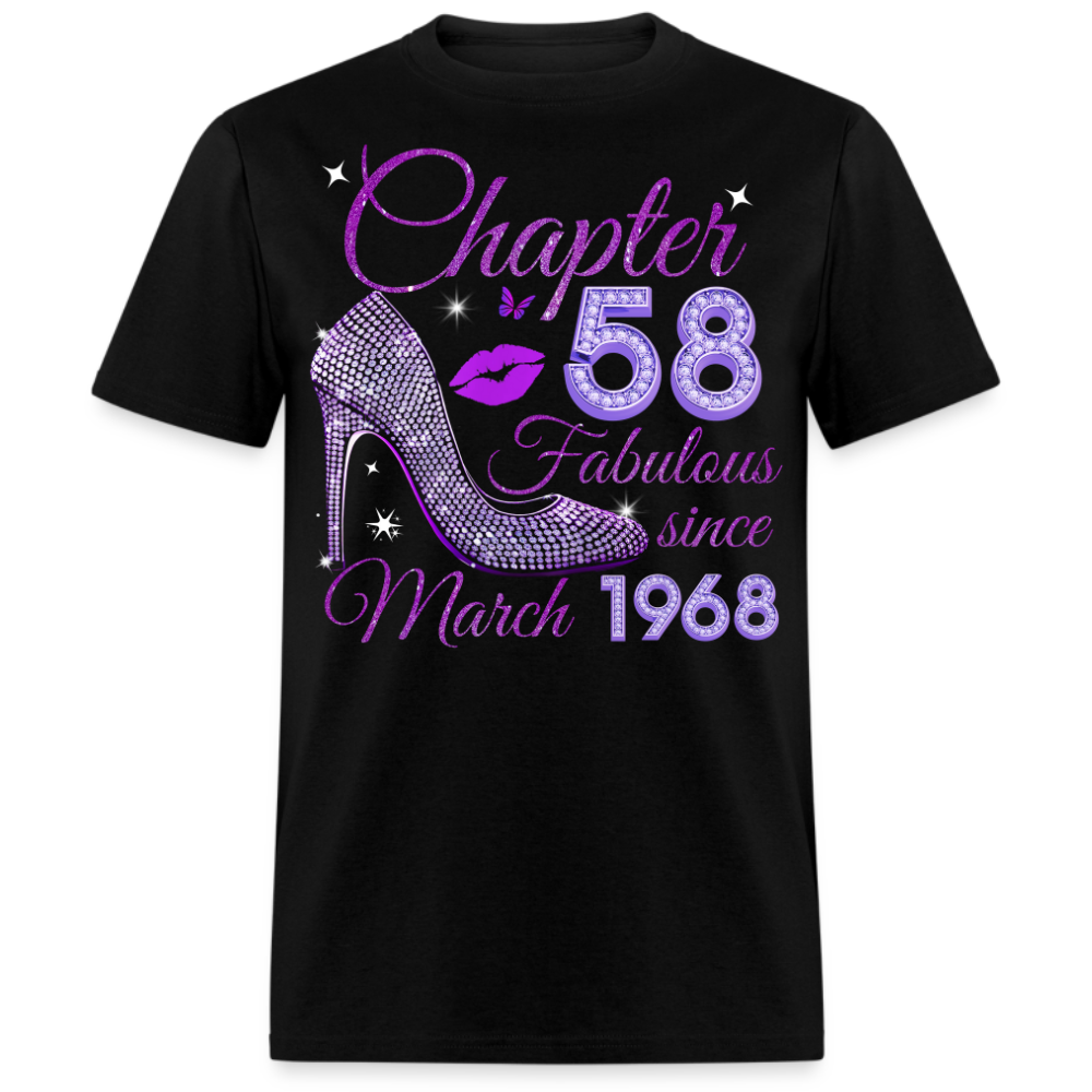 CHAPTER 58 FABULOUS SINCE MARCH 1968 UNISEX SHIRT