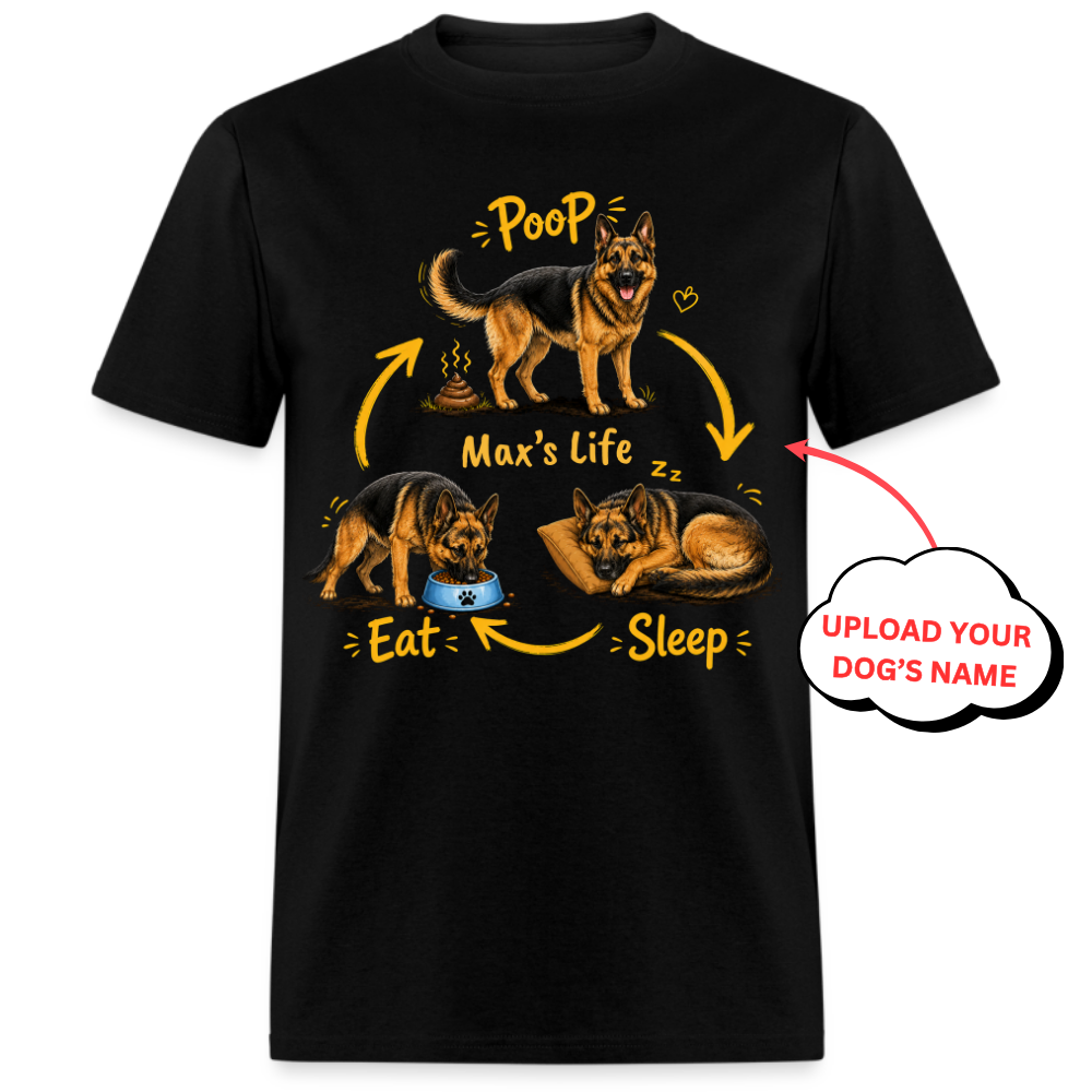 PERSONALIZED-MY DOG'S LIFE UNISEX SHIRT