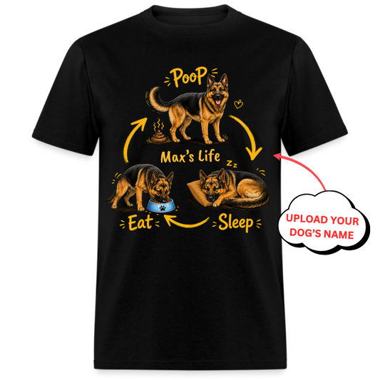 PERSONALIZED-MY DOG'S LIFE UNISEX SHIRT