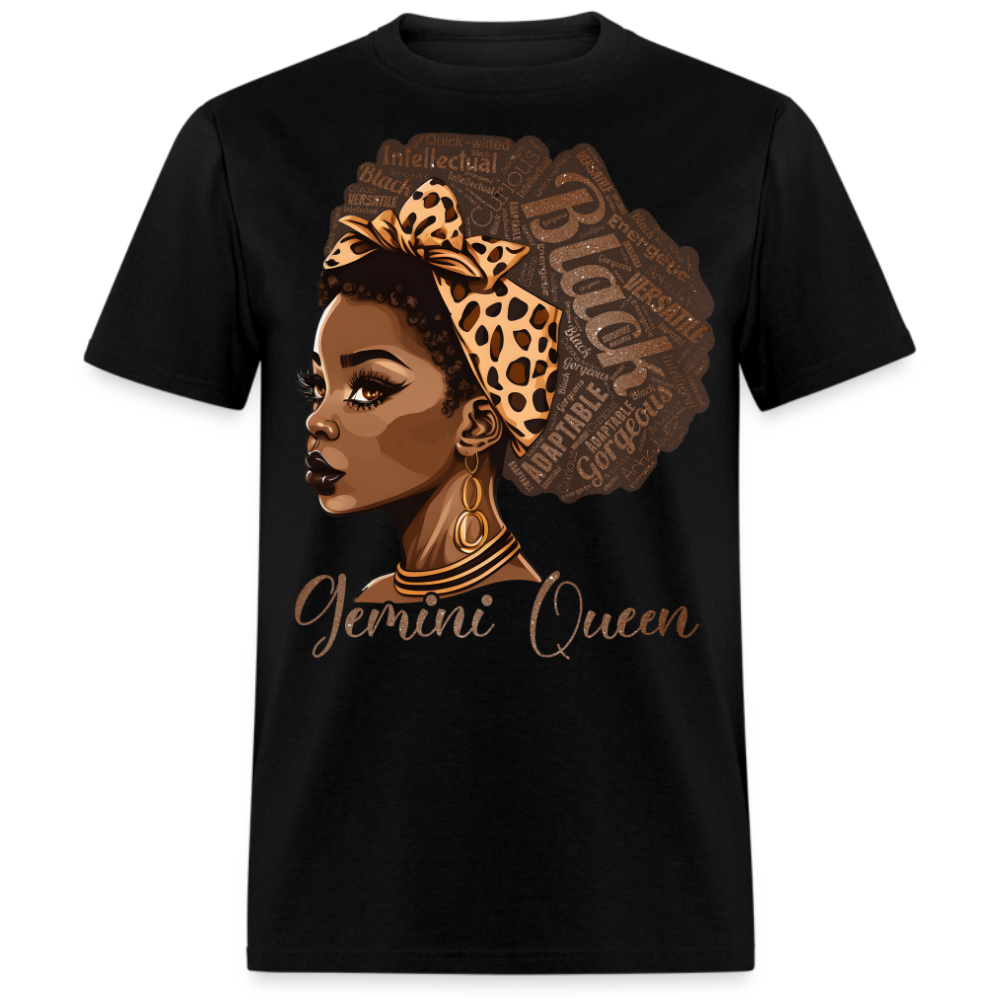 BLACK GEMINI QUEEN UNISEX SHIRT