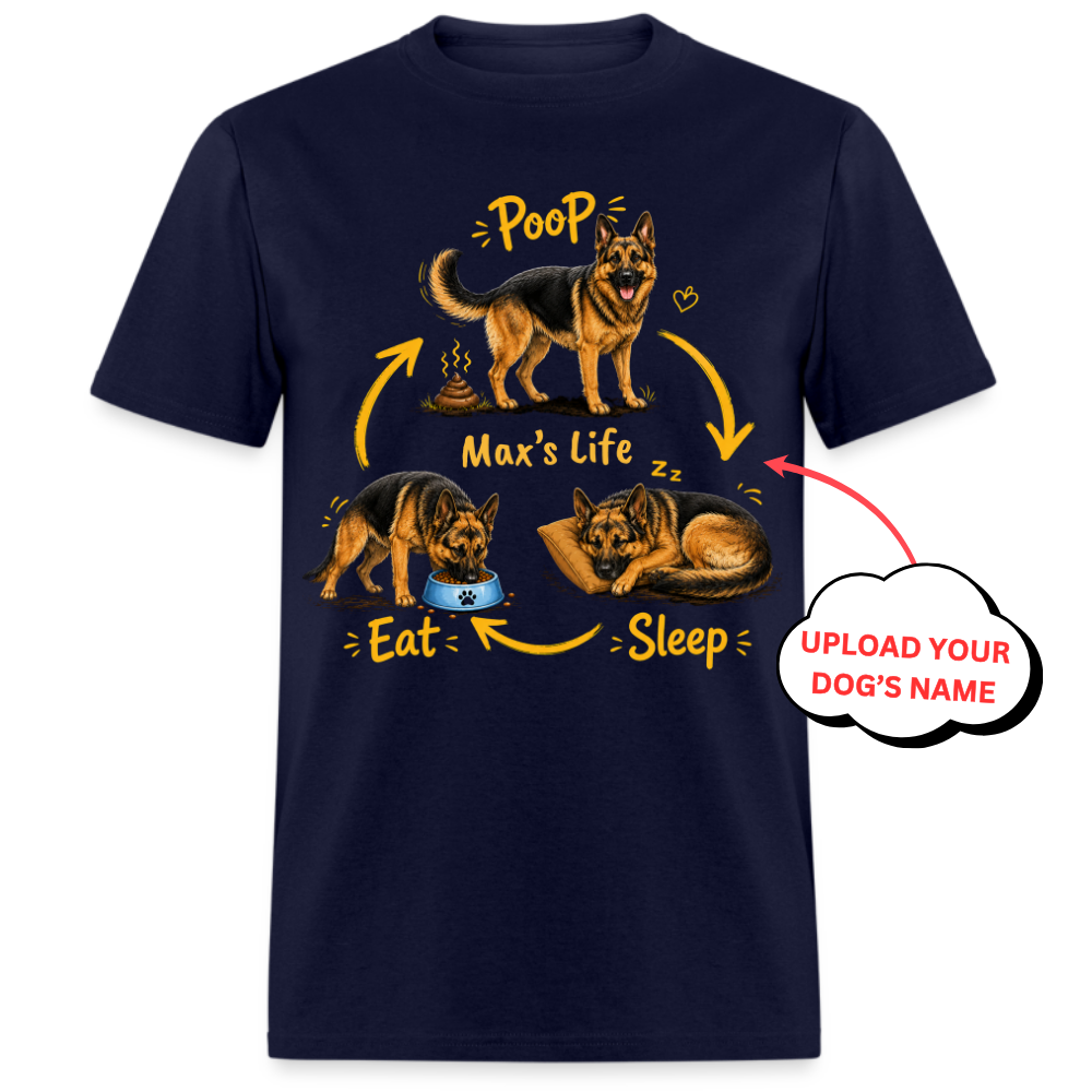 PERSONALIZED-MY DOG'S LIFE UNISEX SHIRT