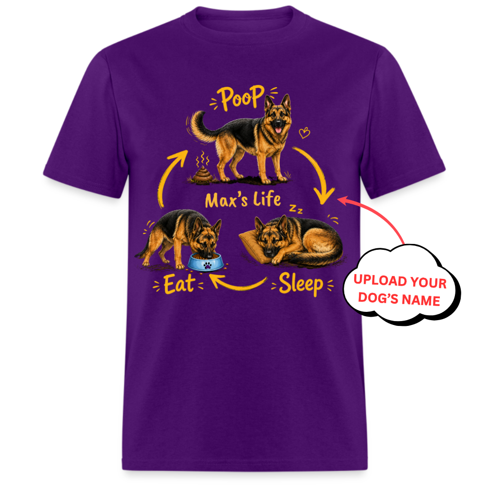PERSONALIZED-MY DOG'S LIFE UNISEX SHIRT