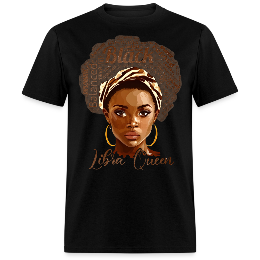 BLACK LIBRA QUEEN UNISEX SHIRT