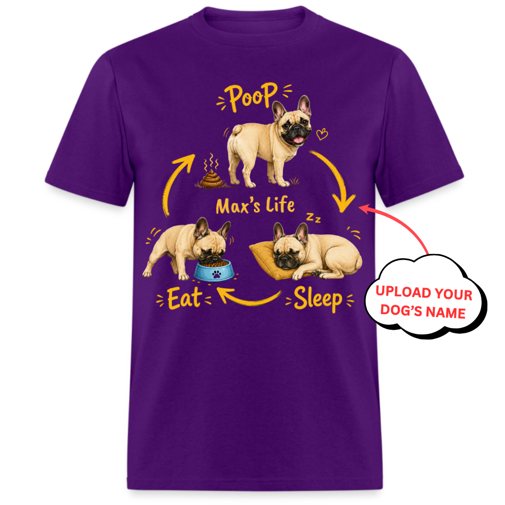 PERSONALIZED-MY DOG'S LIFE UNISEX SHIRT