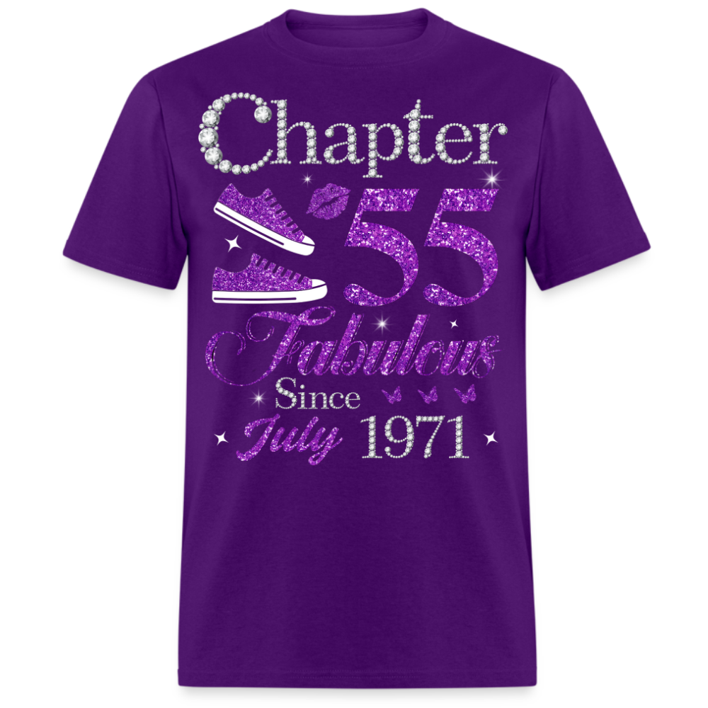 CHAPTER 55 FABULOUS SINCE JULY 1971 UNISEX SHIRT