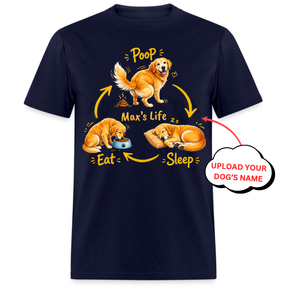 PERSONALIZED-MY DOG'S LIFE UNISEX SHIRT