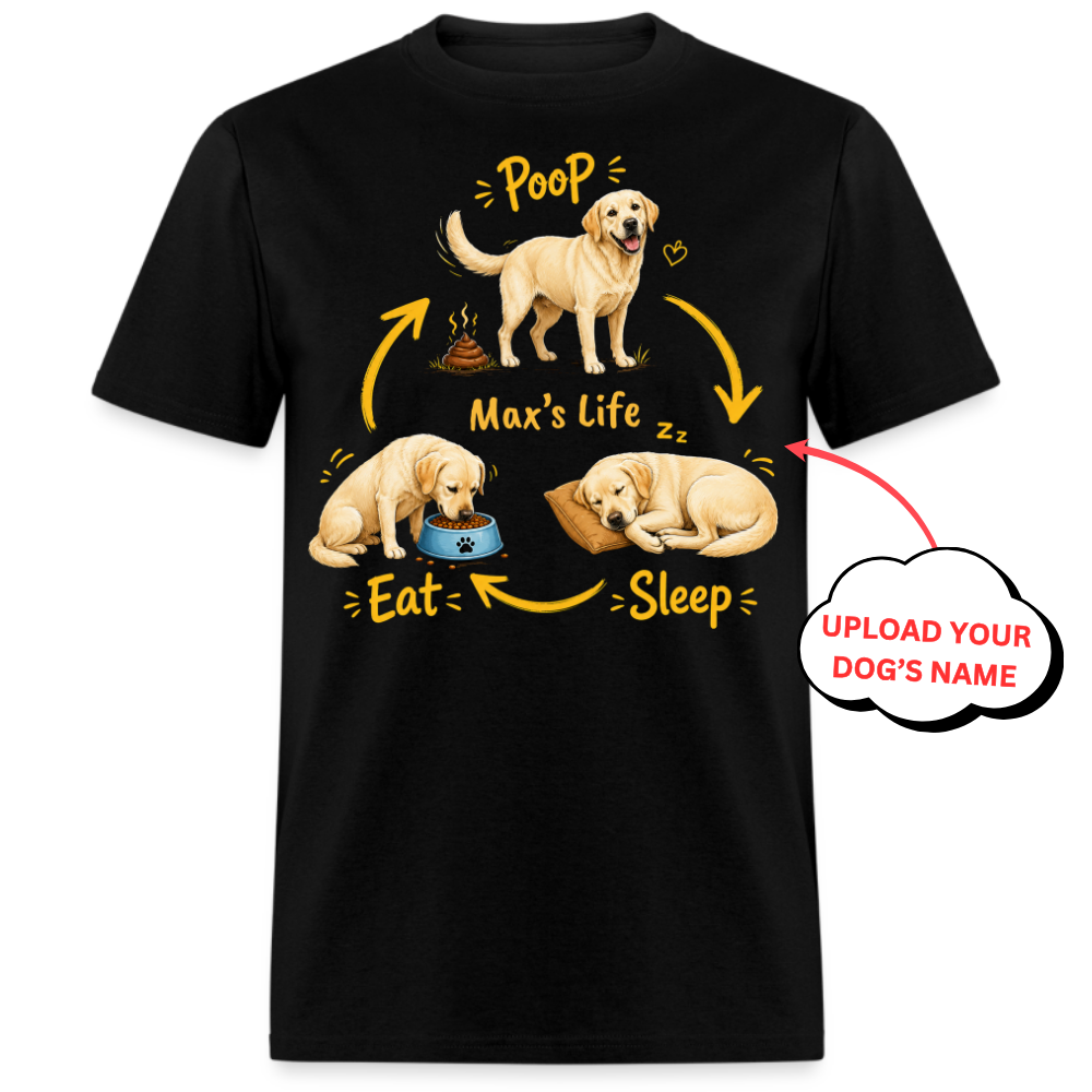 PERSONALIZED-MY DOG'S LIFE UNISEX SHIRT