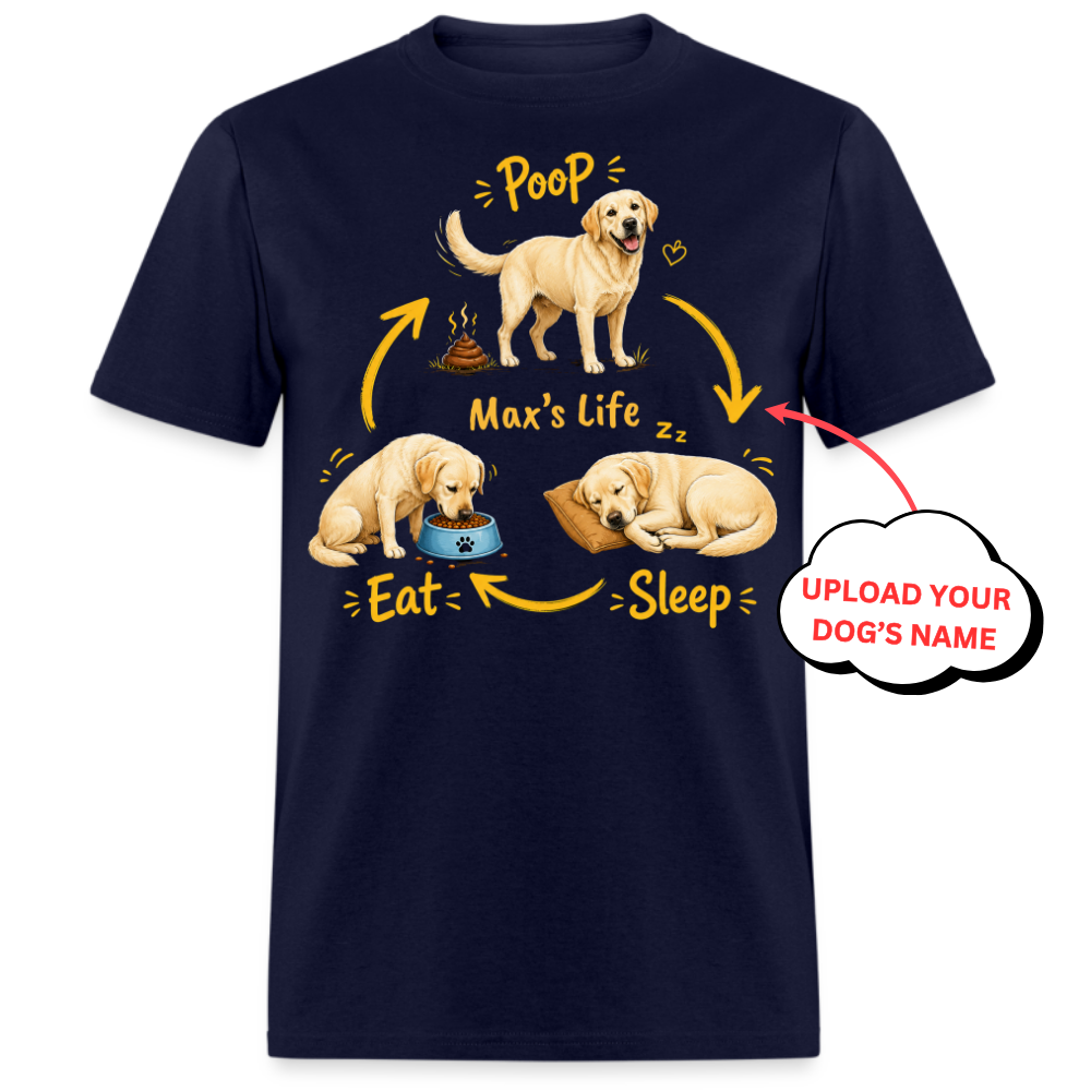PERSONALIZED-MY DOG'S LIFE UNISEX SHIRT