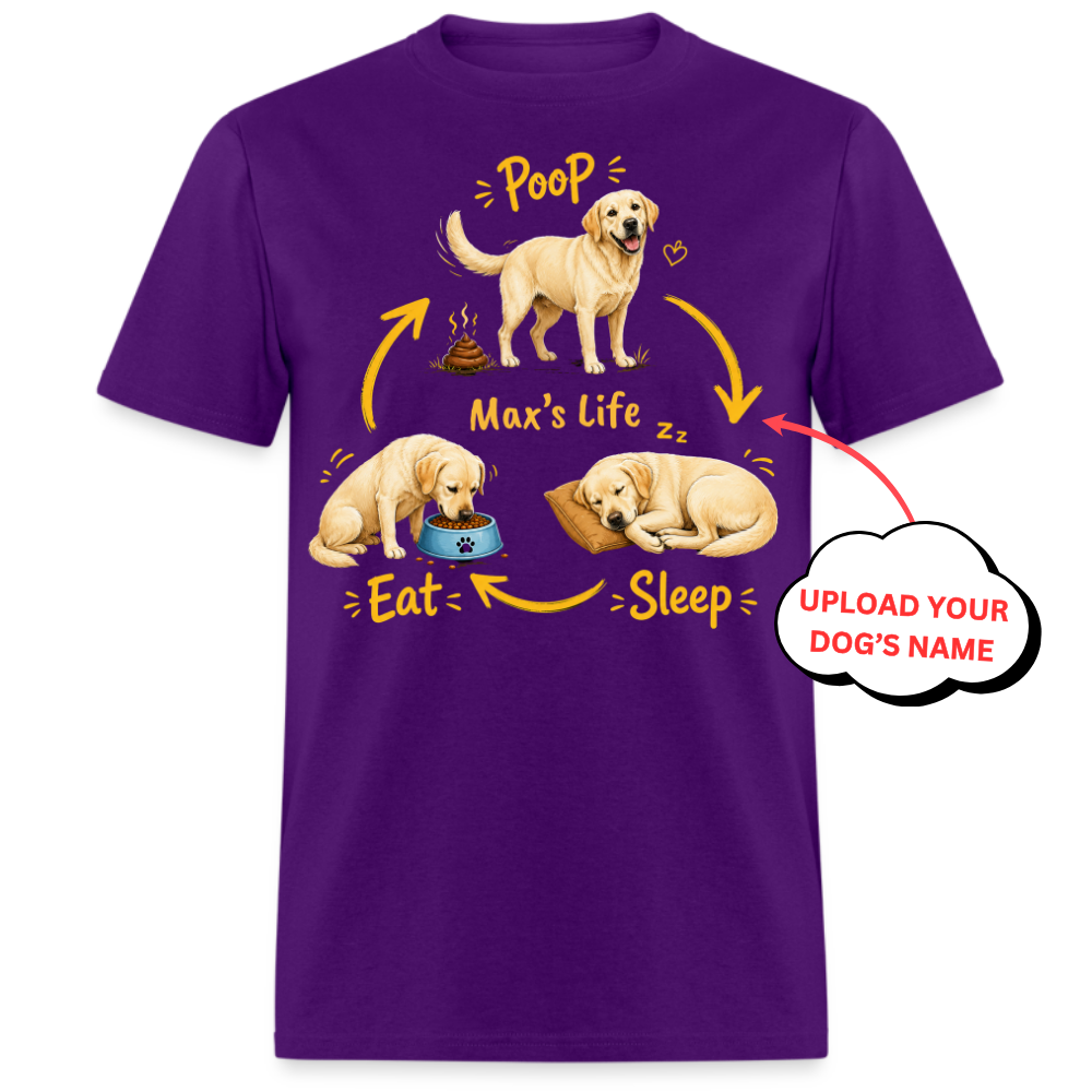 PERSONALIZED-MY DOG'S LIFE UNISEX SHIRT